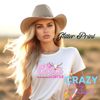 Coors & Cattle Graphic T-Shirt - Crazy Daisy Boutique