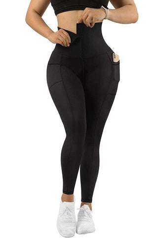 Corset leggings Soft Body Shaper with Pockets - Crazy Daisy Boutique