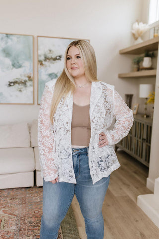 Eloquent and Elevated Lace Blazer - Crazy Daisy Boutique