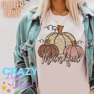 Thankful *Glitter Print* - Crazy Daisy Boutique