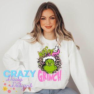 Wifey Grinch Sweatshirt - Crazy Daisy Boutique