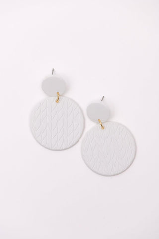 Falling Petals Earrings in Cream - Crazy Daisy Boutique