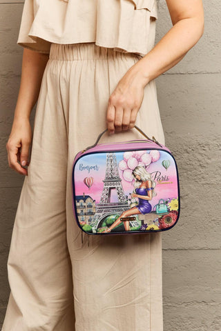 Nicole Lee USA Printed Handbag with Three Pouches - Crazy Daisy Boutique