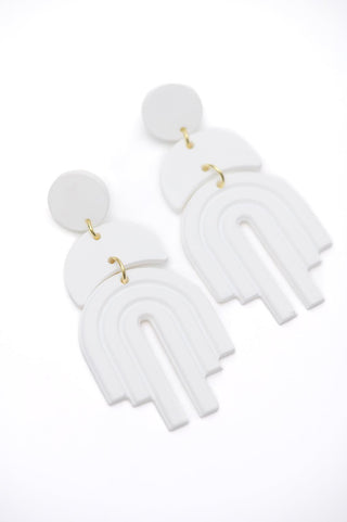 This Promise Earrings in Cream - Crazy Daisy Boutique