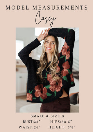 Lizzy Cap Sleeve Top in Black Garden Floral - Crazy Daisy Boutique