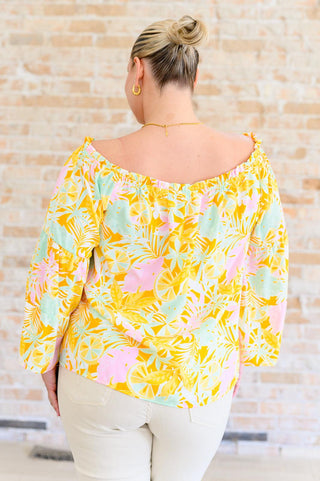 Rich Spirit Off Shoulder Bell Sleeve Blouse - Crazy Daisy Boutique