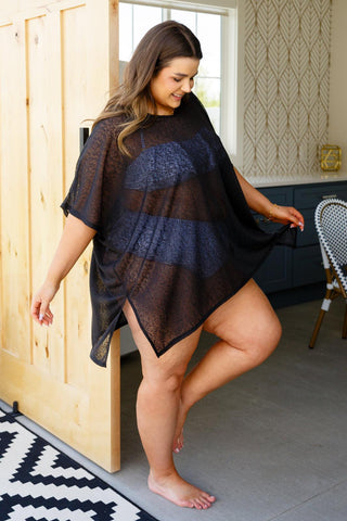 Warm Days, Cool Nights Top in Black - Crazy Daisy Boutique