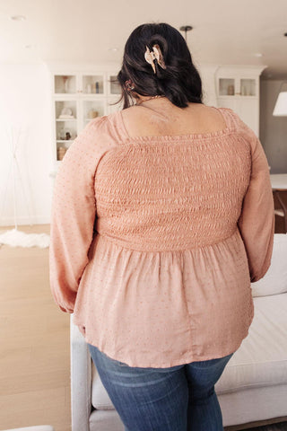 Always Lovely Top In Mauve - Crazy Daisy Boutique