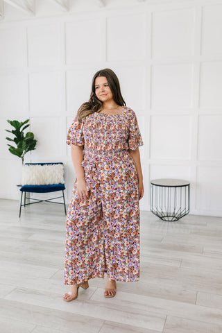 Better Than Fine Floral Jumpsuit - Crazy Daisy Boutique