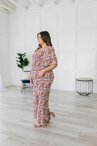 Better Than Fine Floral Jumpsuit - Crazy Daisy Boutique