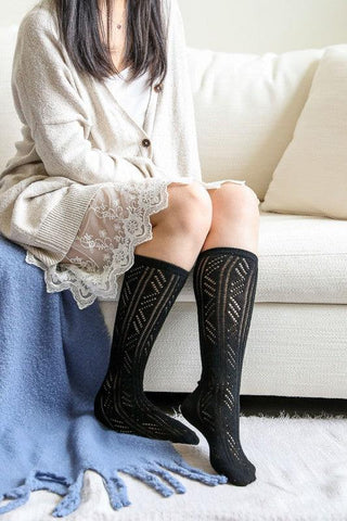 Classic Knit Calf Socks - Crazy Daisy Boutique