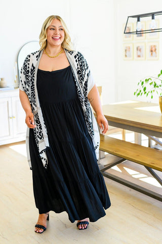 Classically Cool Tiered Maxi Dress - Crazy Daisy Boutique