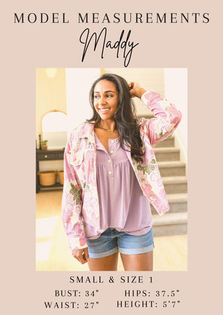 Daydreamer Mixed Floral Top - Crazy Daisy Boutique