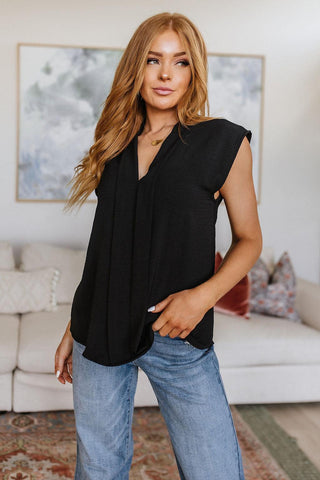 Elevate Everyday Blouse in Black - Crazy Daisy Boutique