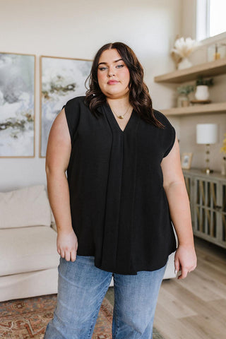 Elevate Everyday Blouse in Black - Crazy Daisy Boutique
