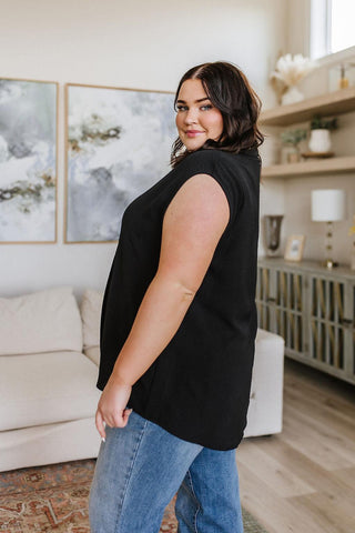 Elevate Everyday Blouse in Black - Crazy Daisy Boutique