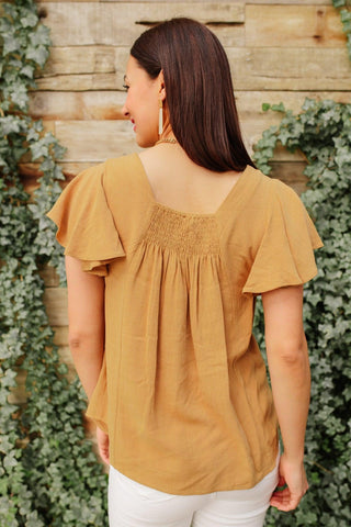 Envy Me Top in Taupe - Crazy Daisy Boutique