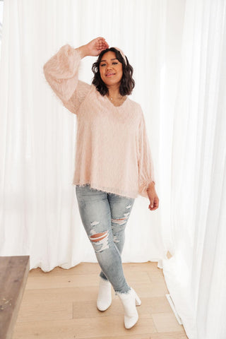 Express Yourself Top in Peach - Crazy Daisy Boutique