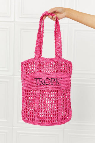 Fame Tropic Babe Staw Tote Bag - Crazy Daisy Boutique
