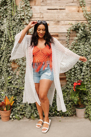 Festival Fringe Tank in Orange - Crazy Daisy Boutique