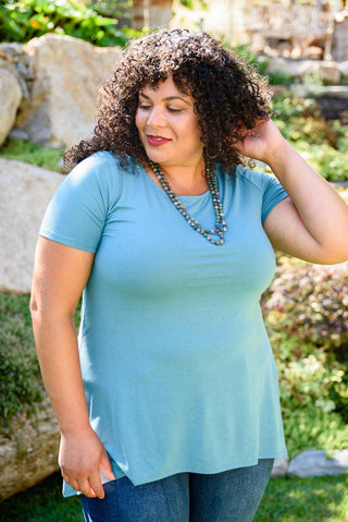 Fresh Feels Top In Teal - Crazy Daisy Boutique