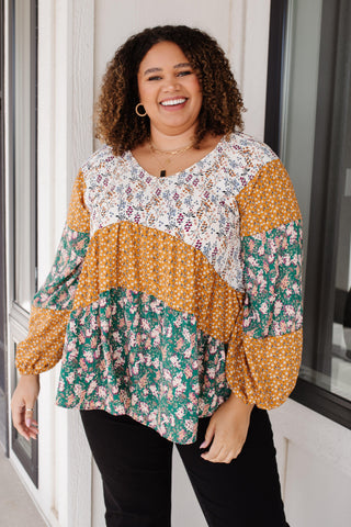 Garden Party Blouse - Crazy Daisy Boutique