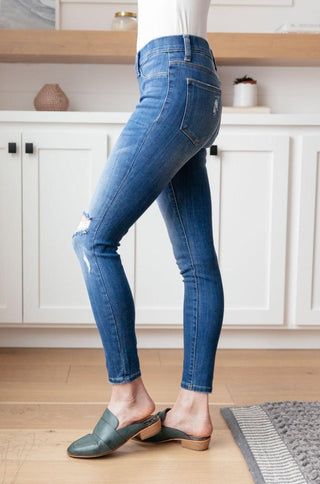 Get Together Mid-Rise Skinny Jegging - Crazy Daisy Boutique