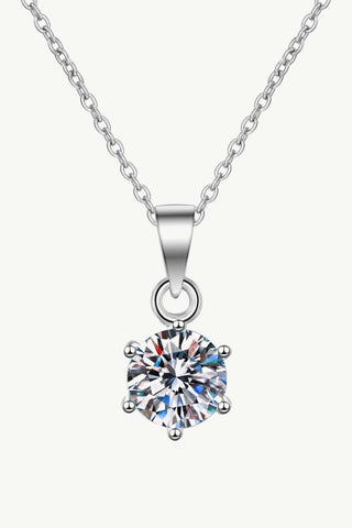 Get What You Need Moissanite Pendant Necklace - Crazy Daisy Boutique
