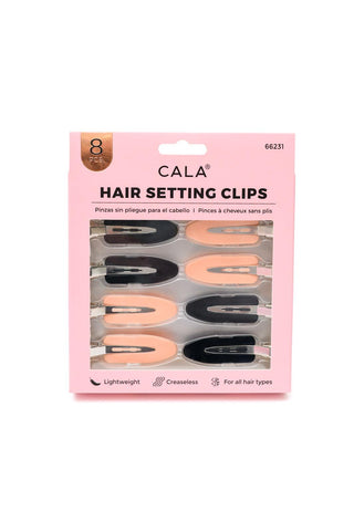 Hair Setting Clips in Pink - Crazy Daisy Boutique