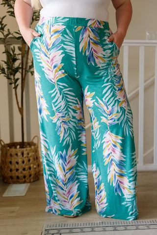Hawaiiana Floral Print Pants - Crazy Daisy Boutique