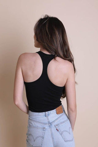 High Neck Racerback Brami Top - Crazy Daisy Boutique