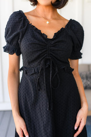 It's Cocktail Hour Ruffle Detail Dress - Crazy Daisy Boutique