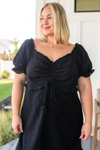 It's Cocktail Hour Ruffle Detail Dress - Crazy Daisy Boutique