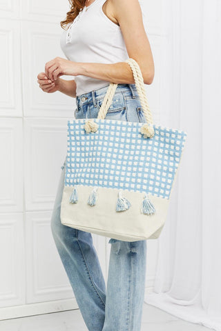 Justin Taylor Picnic Date Tassle Tote Bag - Crazy Daisy Boutique