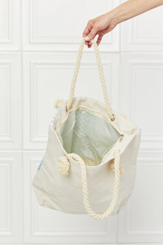 Justin Taylor Picnic Date Tassle Tote Bag - Crazy Daisy Boutique
