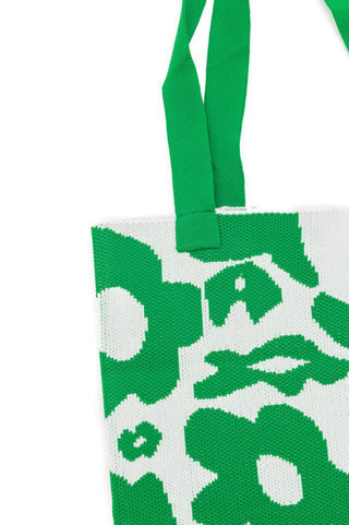 Lazy Daisy Knit Bag in Green - Crazy Daisy Boutique