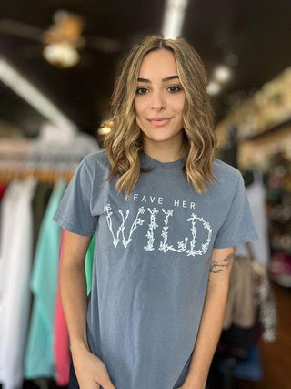 Leave Her Wild Tee - Crazy Daisy Boutique