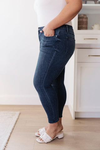 Mid-Rise Relaxed Fit Mineral Wash Jeans - Crazy Daisy Boutique