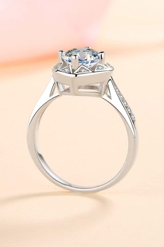 Moissanite Heart Ring - Crazy Daisy Boutique