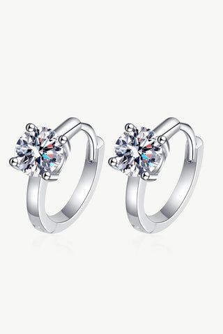 Moissanite Huggie Earrings - Crazy Daisy Boutique