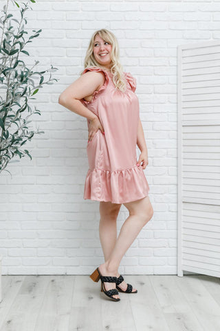 New Gal Ruffle Dress - Crazy Daisy Boutique