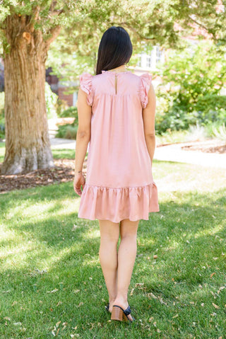 New Gal Ruffle Dress - Crazy Daisy Boutique