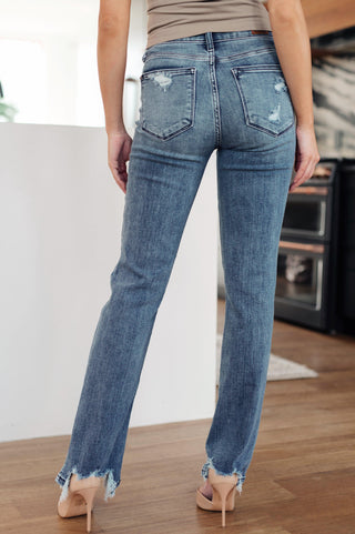 O'Hara Destroyed Straight Jeans - Crazy Daisy Boutique