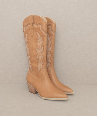 OASIS SOCIETY Ainsley - Embroidered Cowboy Boot - Crazy Daisy Boutique