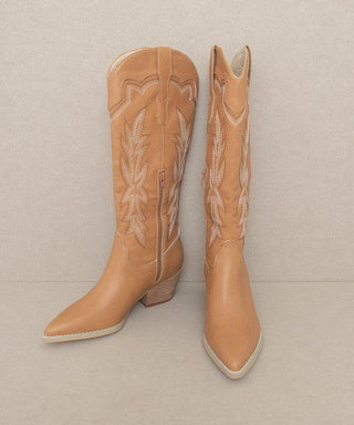 OASIS SOCIETY Ainsley - Embroidered Cowboy Boot - Crazy Daisy Boutique