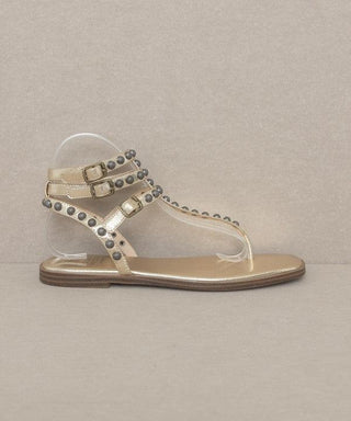 OASIS SOCIETY Oaklyn - Studded Gladiator Sandal - Crazy Daisy Boutique