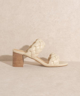 OASIS SOCIETY Regine - Casual Braided Heel - Crazy Daisy Boutique