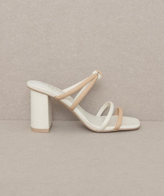 OASIS SOCIETY Sawyer - Two Strap Summer Heel - Crazy Daisy Boutique