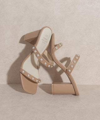 OASIS SOCIETY Victoria - Pearl Strap Heel - Crazy Daisy Boutique