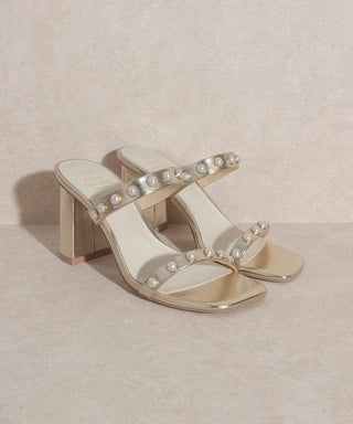 OASIS SOCIETY Victoria - Pearl Strap Heel - Crazy Daisy Boutique